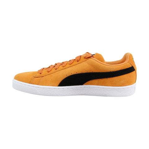 Puma Suede Classic 36534767 Mens Orange Lace Up Low Top Sneakers Shoes