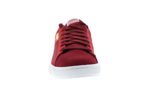 Puma Suede Classic 36534771 Mens Red Low Top Lace Up Lifestyle Sneakers Shoes