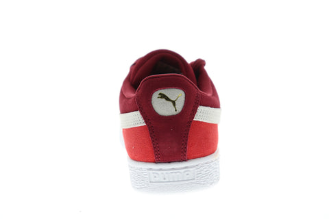 Puma Suede Classic 36534771 Mens Red Low Top Lace Up Lifestyle Sneakers Shoes