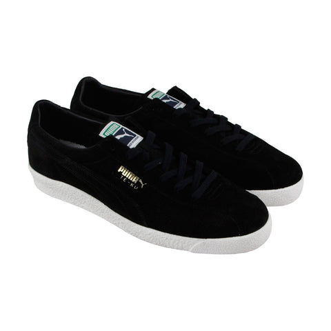 Puma Te Ku Summer 36542204 Mens Black Suede Casual Low Top Sneakers Shoes