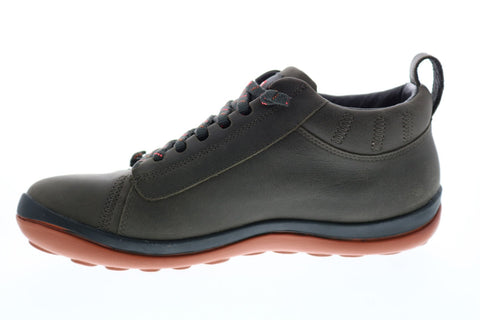 Camper Peu Pista 36544-067 Mens Green Leather Lace Up Euro Sneakers Shoes