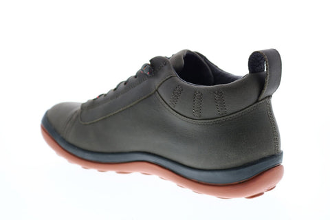 Camper Peu Pista 36544-067 Mens Green Leather Lace Up Euro Sneakers Shoes