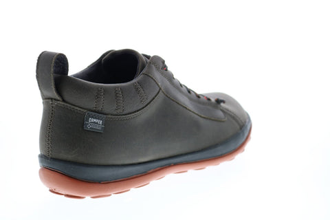 Camper Peu Pista 36544-067 Mens Green Leather Lace Up Euro Sneakers Shoes