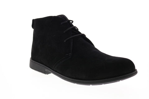 Camper 1913 36587-055 Mens Black Suede Lace Up Chukkas Boots