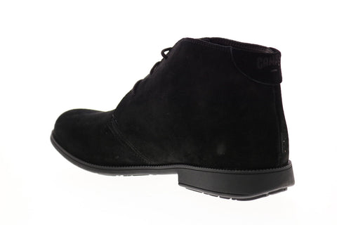 Camper 1913 36587-055 Mens Black Suede Lace Up Chukkas Boots
