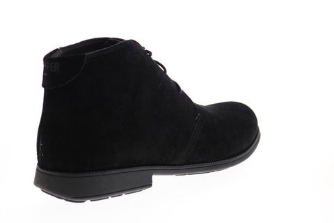Camper 1913 36587-055 Mens Black Suede Lace Up Chukkas Boots