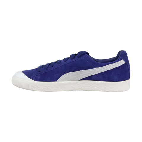 Puma Clyde Rt Alife 36592402 Mens Blue Suede Casual Low Top Sneakers Shoes
