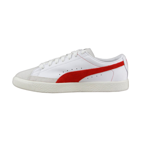 Puma Basket 90680 36594402 Mens White Leather Casual Low Top Sneakers Shoes