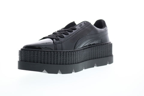 Puma Pointy Creeper Patent Wns 36627001 Womens Black Low Top Sneakers Shoes