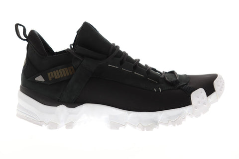 Puma Trailfox Mens Black Mesh Low Top Lace Up Sneakers Shoes