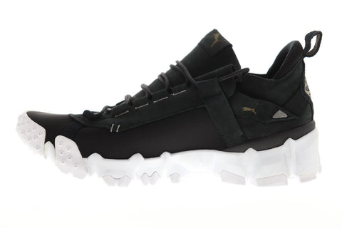 Puma Trailfox Mens Black Mesh Low Top Lace Up Sneakers Shoes