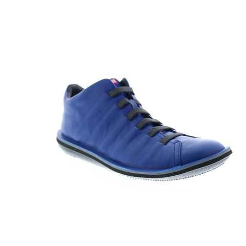 Camper Beetle 36678-061 Mens Blue Leather Lace Up Euro Sneakers Shoes