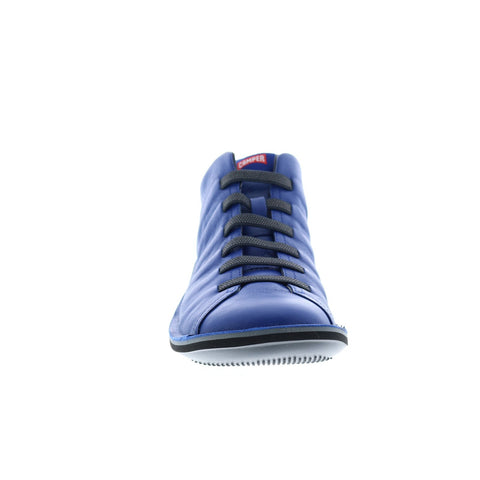 Camper Beetle 36678-061 Mens Blue Leather Lace Up Euro Sneakers Shoes