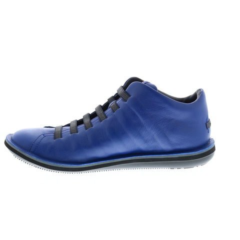 Camper Beetle 36678-061 Mens Blue Leather Lace Up Euro Sneakers Shoes
