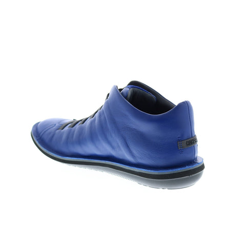Camper Beetle 36678-061 Mens Blue Leather Lace Up Euro Sneakers Shoes