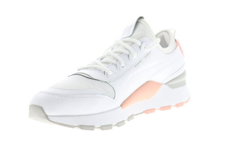 Puma RS-0 Sound 36689016 Mens White Mesh Leather Low Top Sneakers Shoes