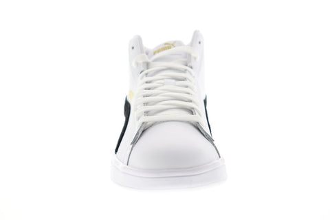 Puma Smash V2 Mid L 36692405 Mens White Leather Low Top Sneakers Shoes