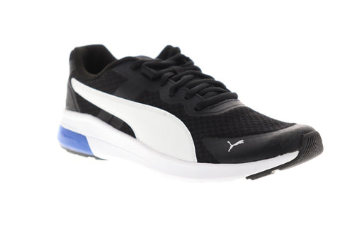 Puma Electron 36695501 Mens Black Mesh Low Top Lace Up Sneakers Shoes