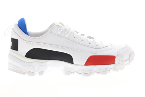 Puma Trailfox O Moscow 36709501 Mens White Leather Lifestyle Sneakers Shoes