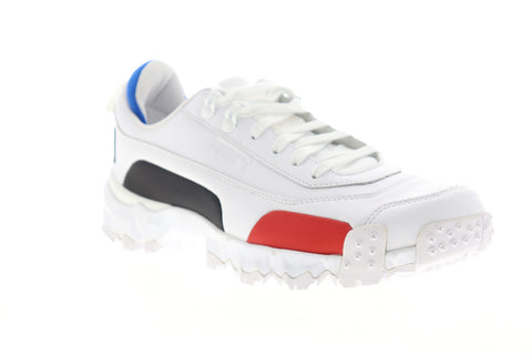 Puma Trailfox O Moscow 36709501 Mens White Leather Lifestyle Sneakers Shoes