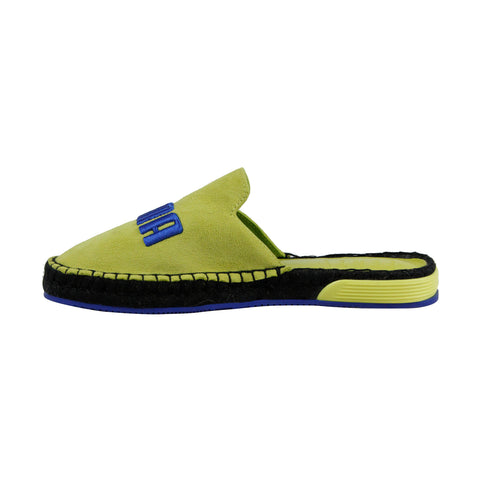 Puma Fenty Espandrille 36768503 Womens Yellow Suede Mule Flats Shoes