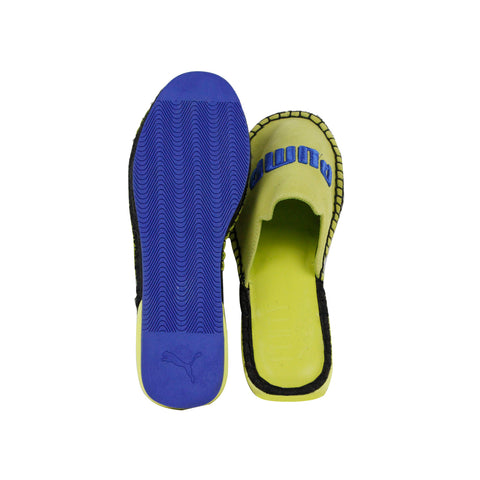 Puma Fenty Espandrille 36768503 Womens Yellow Suede Mule Flats Shoes
