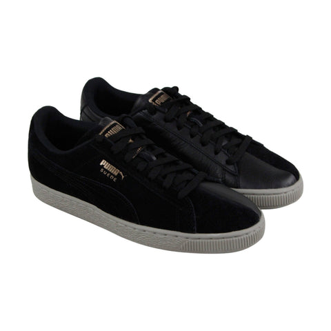 Puma Suede Classic Lunar Glow 36771101 Mens Black Casual Low Top Sneakers Shoes