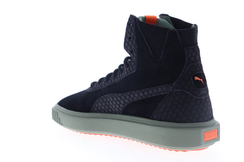 Puma Breaker Hi FOF 36771402 Mens Black Nubuck Lace Up High Top Sneakers Shoes