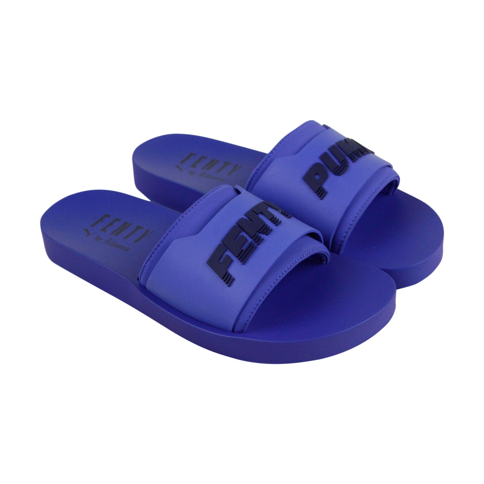 Puma Fenty Surf Slide 36774703 Womens Blue Sandals Slip On Slides