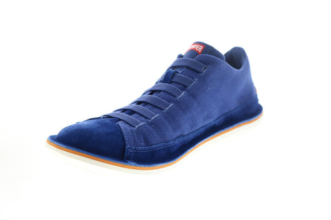 Camper Beetle 36791-055 Mens Blue Suede Lace Up Euro Sneakers Shoes