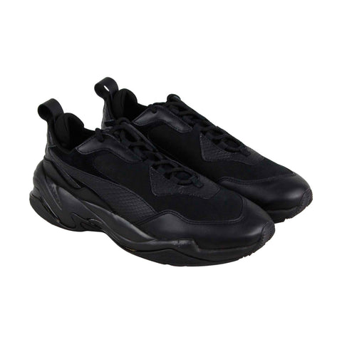 Supra Skytop Mens Black Suede Athletic Lace Up Skate Shoes