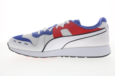 Puma RS-100 Sound 36802501 Mens White Leather Lifestyle Sneakers Shoes