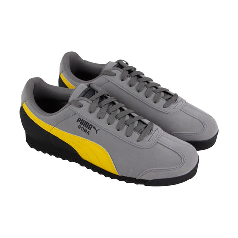 Puma Roma Retro 36826602 Mens Gray Classic Lace Up Low Top Sneakers Shoes