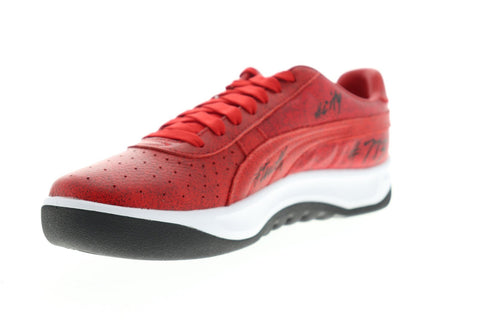 Puma GV Special Chicago Mens Red Synthetic Low Top Lace Up Sneakers Shoes
