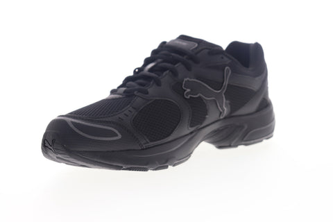 Puma Axis 36846501 Mens Black Mesh Low Top Lace Up Lifestyle Sneakers Shoes