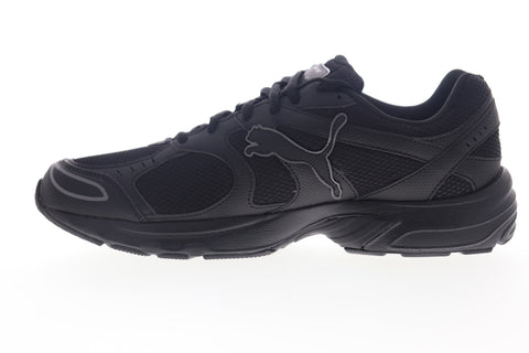 Puma Axis 36846501 Mens Black Mesh Low Top Lace Up Lifestyle Sneakers Shoes