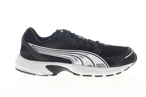 Puma Axis 36846503 Mens Black Mesh Low Top Lace Up Lifestyle Sneakers Shoes