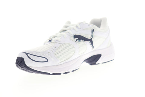 Puma Axis 36846504 Mens White Mesh Lace Up Lifestyle Sneakers Shoes