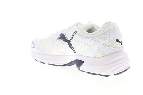 Puma Axis 36846504 Mens White Mesh Lace Up Lifestyle Sneakers Shoes