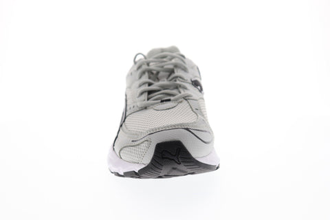 Puma Axis Mens Gray Mesh Athletic Lace Up Running Shoes