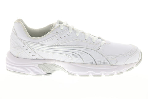 Puma Axis SL 36846601 Mens White Synthetic Athletic Lace Up Running Shoes 