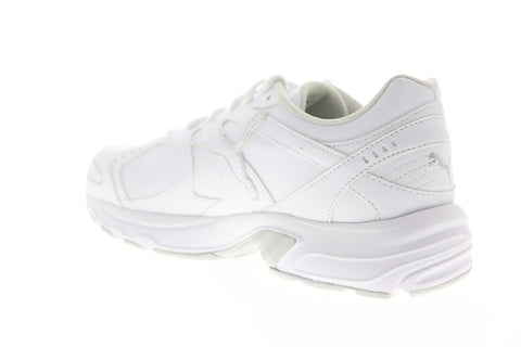 Puma Axis SL 36846601 Mens White Synthetic Athletic Lace Up Running Shoes 