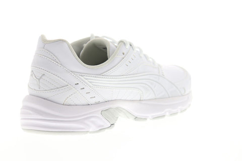 Puma Axis SL 36846601 Mens White Synthetic Athletic Lace Up Running Shoes 
