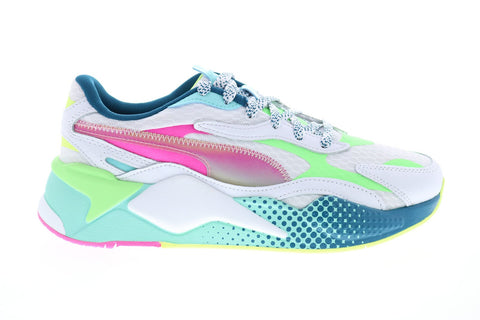 Puma RS-X3 WR 36864301 Mens White Mesh Lace Up Sneakers Lifestyle Shoes