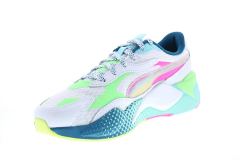 Puma RS-X3 WR 36864301 Mens White Mesh Lace Up Sneakers Lifestyle Shoes