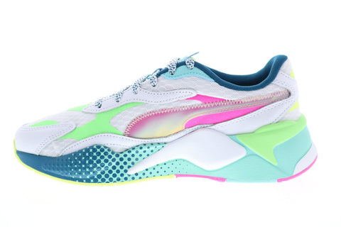 Puma RS-X3 WR 36864301 Mens White Mesh Lace Up Sneakers Lifestyle Shoes