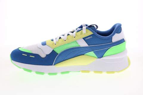Puma RS 2.0 NRGY 36864602 Mens Blue Leather Lifestyle Sneakers Shoes