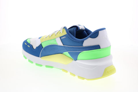 Puma RS 2.0 NRGY 36864602 Mens Blue Leather Lifestyle Sneakers Shoes
