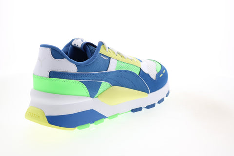 Puma RS 2.0 NRGY 36864602 Mens Blue Leather Lifestyle Sneakers Shoes