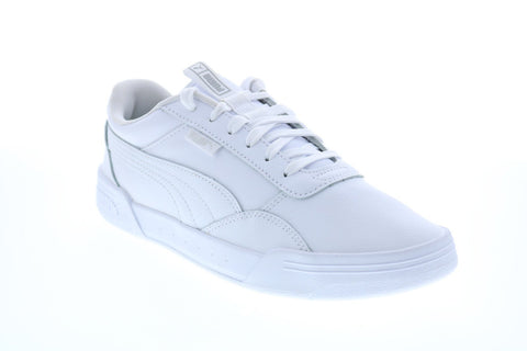 Puma C-Skate L 36877901 Mens White Leather Lace Up Lifestyle Sneakers Shoes